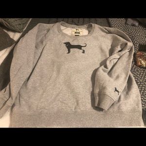 Black dog sweatshirt
